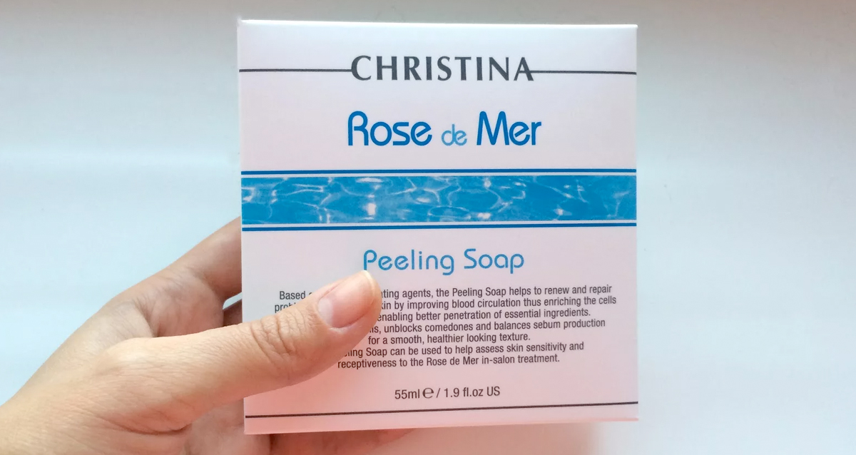 пилинговое мыло ROSE DE MER от CHRISTINA