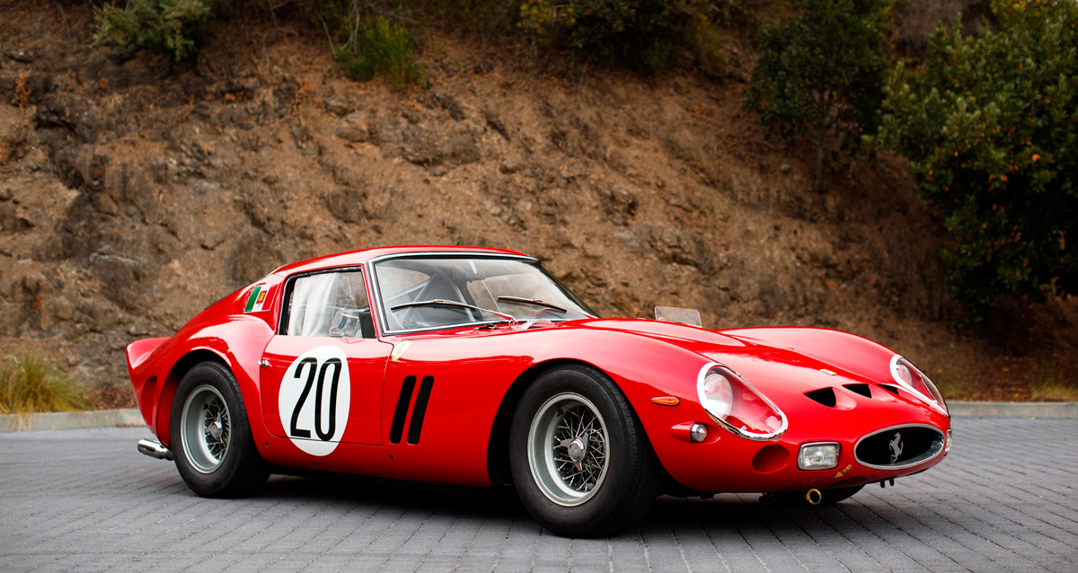 красный феррари 250 GTO Racer, 1964 года