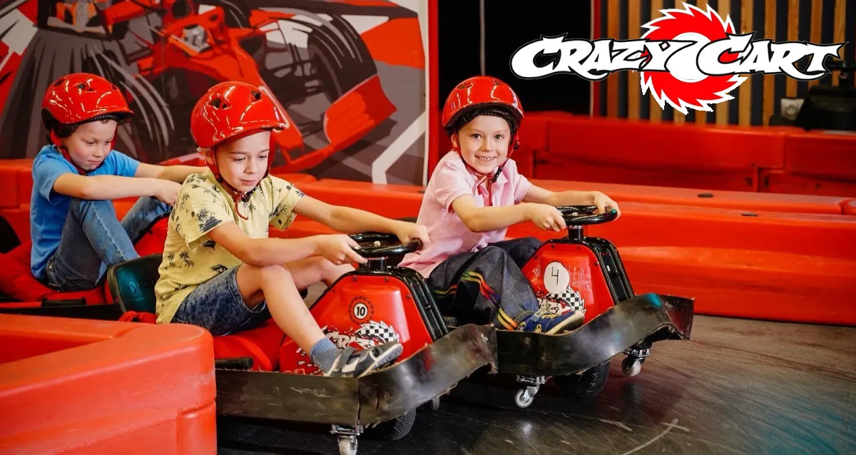 От 825 р. за заезды на дрифт-карте в развлекательном центре Crazy Cart