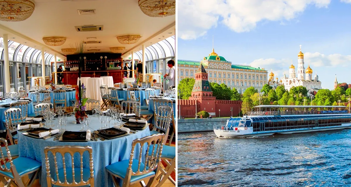 Скидки до 55% на прогулку по Москве-реке на теплоходе River Palace