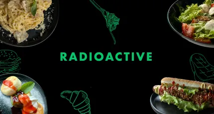 Скидка 35% на все в рестобаре Radioactive