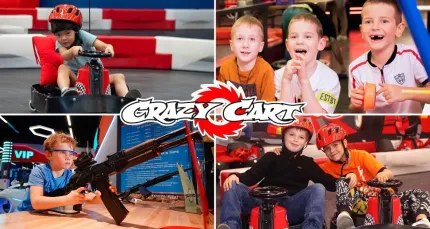От 650 р. за заезды на дрифт-карте в Crazy Cart в ТРЦ «Мозаика»