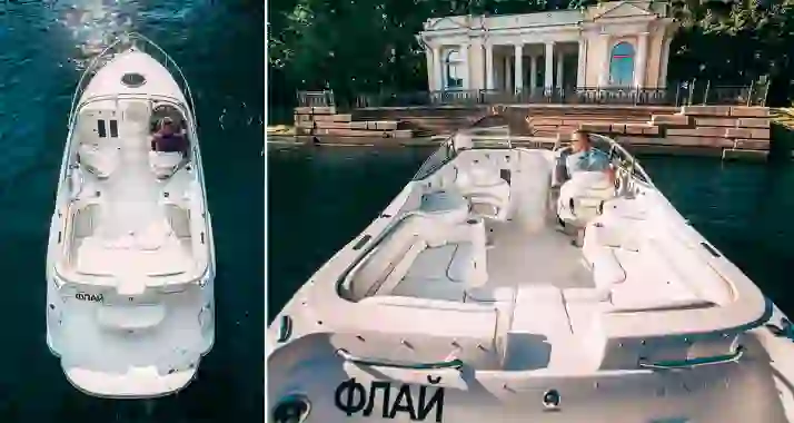 7000 р. за аренду катера до 7 человек на Крестовском острове