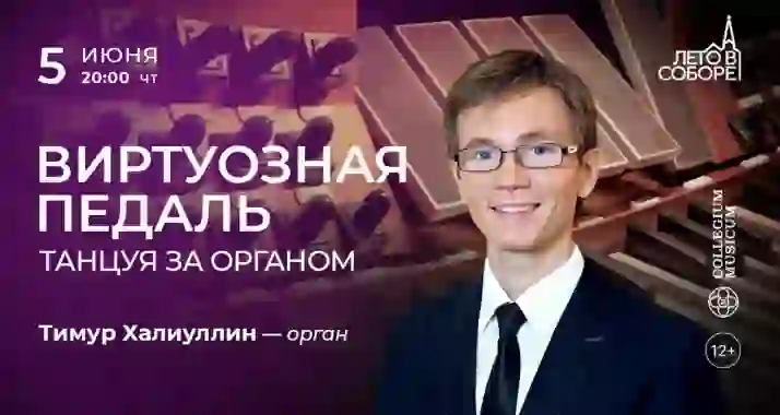 Скидка 30% на концерт «Виртуозная педаль: танцуя за органом»