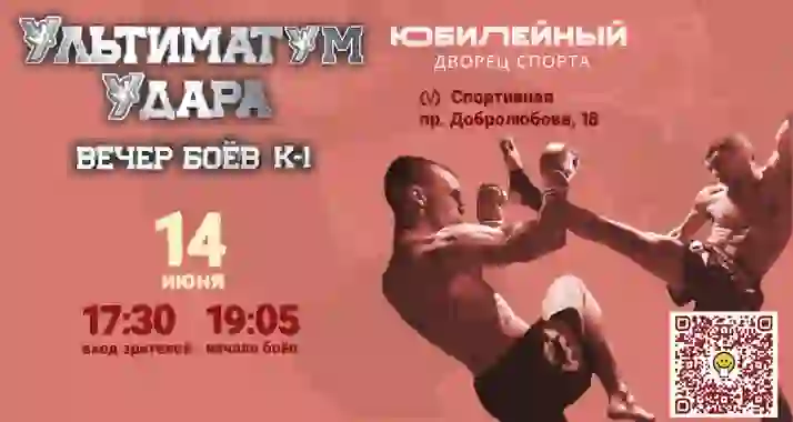 От 700 р. за билет на вечер боев К-1 «Ультиматум Удара»
