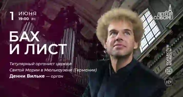 Скидка 30% на концерт «Бах и Лист: играет Денни Вильке»